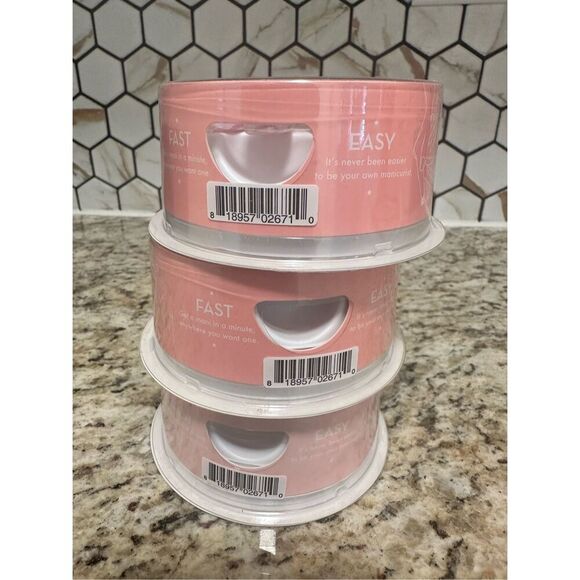 Olive & June Long Length Pink Rounded Long Length Press on Nail Kits x3 - Picture 3 of 3